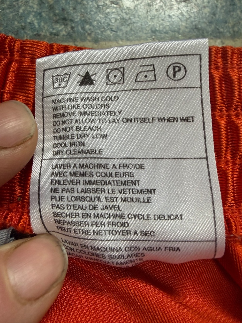 NIKE Vintage Tear-Away Basketball Pants Dazzling Orange Y2K era - Picture 15 of 16